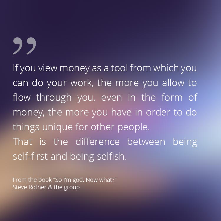 Quotes Money as a tool