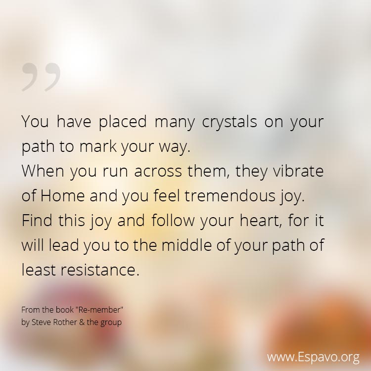 Quotes Crystals on your path