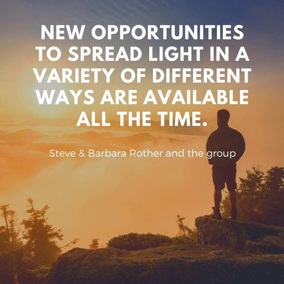 New opportunities to spread light